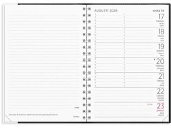 Liten Veckokalender 2026 svart