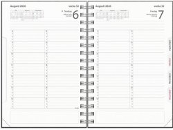 Tidkalender 2026 svart