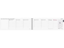 Desk calendar Europe 2026