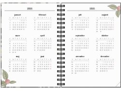 Kalender Life Planner Floral 2026
