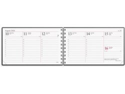 Veckokalender Eco Line 2026 svart