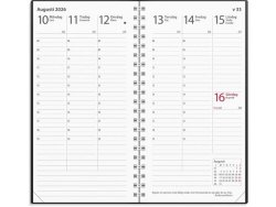 Kalender Interplano 2026 plast svart