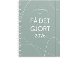Kalender F det gjort 2026 grn