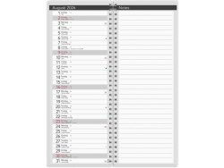 Bordskalender Elegant 2026 spiral