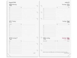 Regent Systemkalender 2026 skinn brun