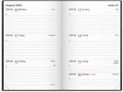 Kalender Leader 2026 konstlder svart