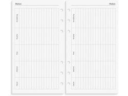 Regent Systemkalender 2026 skinn svart