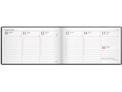 Veckokalender 2026 skinn svart