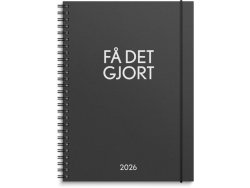 Kalender F det gjort 2026 svart