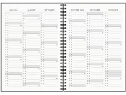 Kalender F det gjort 2026 svart