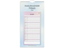 Familjekalender 2026 Tydlig