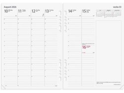 Business Systemkalender 2026 skinn brun