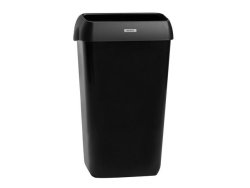 Papperskorg KATRIN 25L med lock svart
