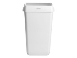 Papperskorg KATRIN 25L med lock vit