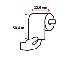 Toalettpapper KATRIN Plus 360 2-lag 42rl/fp  50m