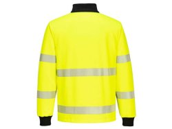 Sweatshirt PW3 Hi-Vis 1/4 Zip gul 2XL