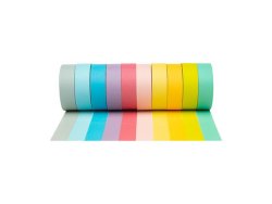 Washitape pastell 10 frger/fp