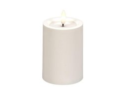 Blockljus KONSTSMIDE LED timer vit 10cm