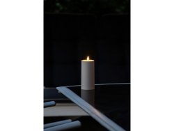 Blockljus KONSTSMIDE LEDtimer beige 15cm