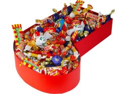 Godis Presentask Julstrumpa mix 1,3kg