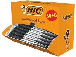 Kulpenna BIC Atlantis Vrdep svart 36/fp