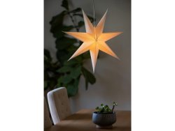 Pappersstjrna 60 cm vit
