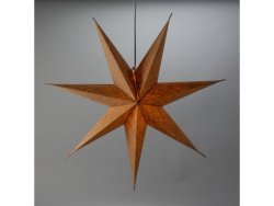 Pappersstjrna 78 cm natur