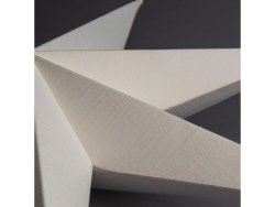 Pappersstjrna 78 cm vit