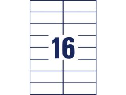 Etikett AVERY 105x37mm 3520st/fp