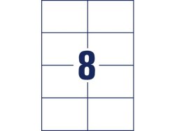 Etikett AVERY 105x74mm 800st/fp