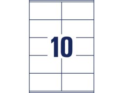 Etikett AVERY 105x57mm 1000st/fp