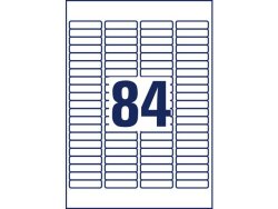 Etikett AVERY 46x11,1mm 2100/fp