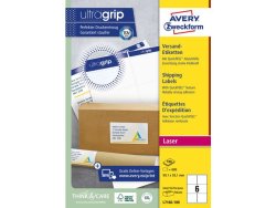Etikett AVERY 99,1x93,1mm UG 600st/fp