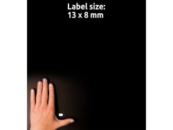 Etikett AVERY handskriv 13x8mm 3712/fp