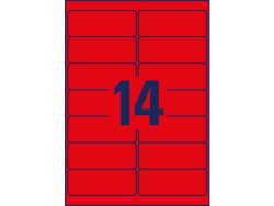 Etikett AVERY 99,1x38,1mm Avtagbar 350st/fp