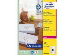 Etikett AVERY RECY 457x254 4000/FP