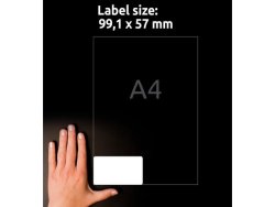Etikett AVERY RECY 991x57mm 1000/FP