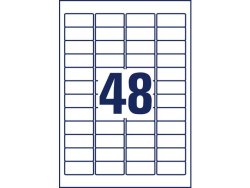 Etikett AVERY 45,7x21,2mm vit 960/fp