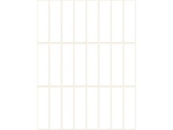 Etikett AVERY manuell 14x50 vit 672st/fp