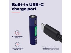 Batteri Laddbar TRUST AAA USB-C 2/fp