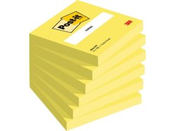 Notes POST-IT neon 76x76mm gul