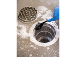 Diskborste VIKAN 28cm Medium svart