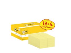Notes POST-IT Vrdepack 38x51mm gu 20/fp