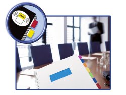 Index POST-IT 686 Strong R/G/B 3/FP