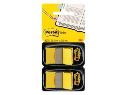 Index POST-IT 680 2x50 25x44mm gul