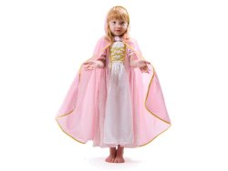 Maskeraddrkt Prinsesscape Rosa