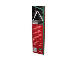 Elljusstake 11 ljus vikbar 86x82 tr gr
