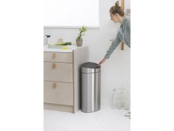 Papperskorg BRABANTIA Touch Bin 40L Mat