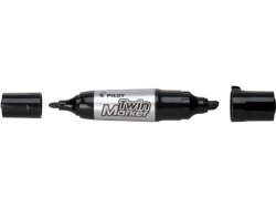 Mrkpenna PILOT Twin Marker jumbo svart