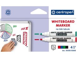 Whiteboardpenna CENTROPEN rund 4/FP